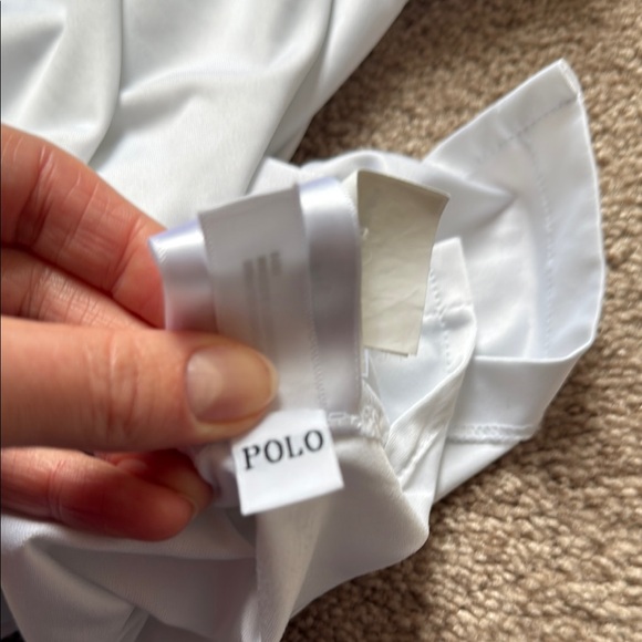 Ralph Lauren Kids White Performance fabric Polo Shirt, size 6 - Picture 7 of 7